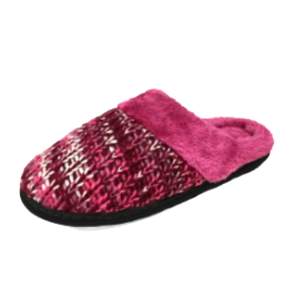 Gold Toe Burgundy & Berry pink Slippers